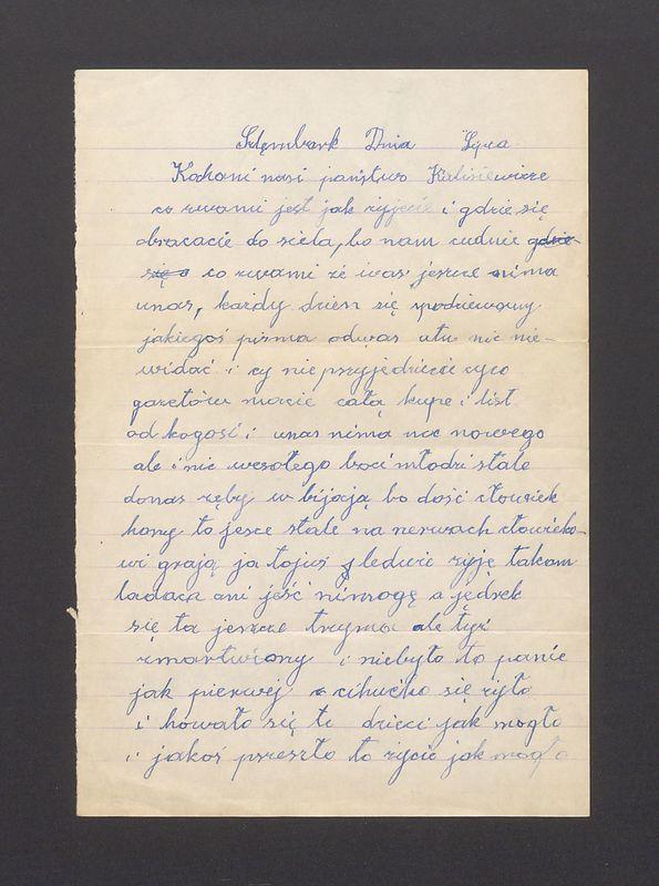 Kochani nasi państwo Kulisiewicze co z wami jest jak żyjecie [...]