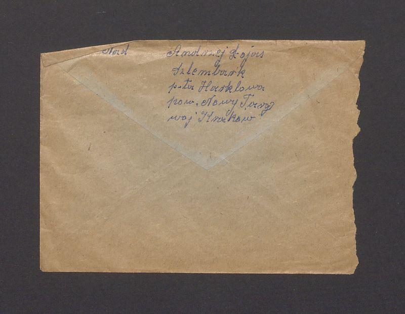 Koperta, nad. Andrzej Łojas