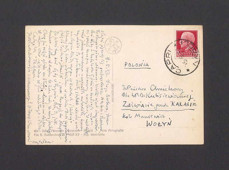 Droga Barbaro, teraz z Capri pięknie Cię pozdrawiam [...]