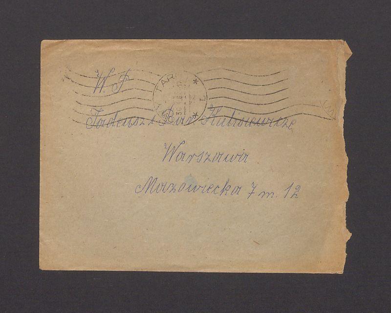 Koperta, nad. Łojas Agnieszka