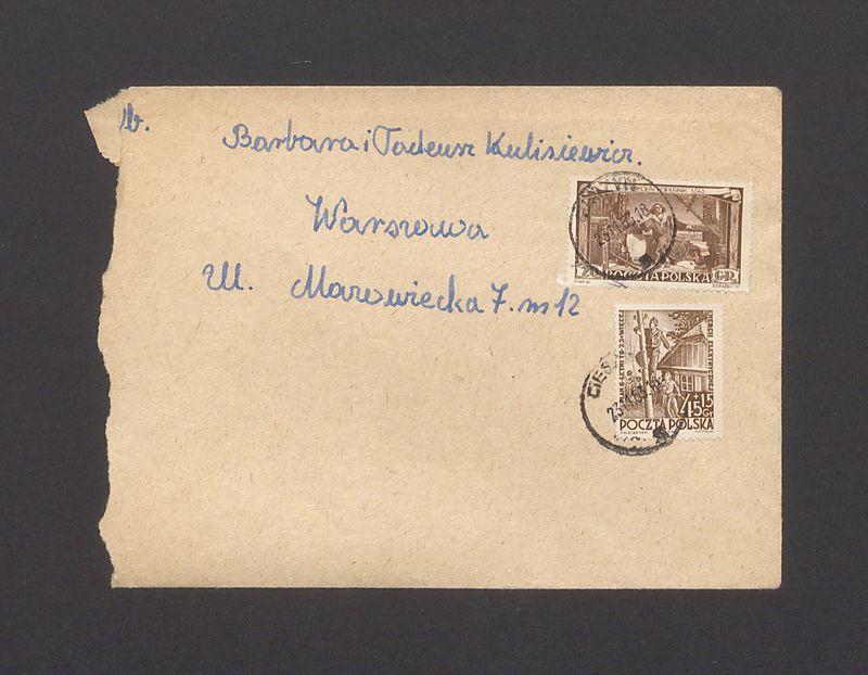 Koperta, nad. Łojas Barbara