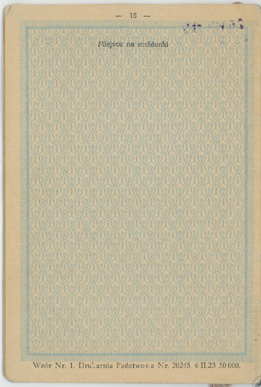 Dowód osobisty Mieczysława Trzeciaka