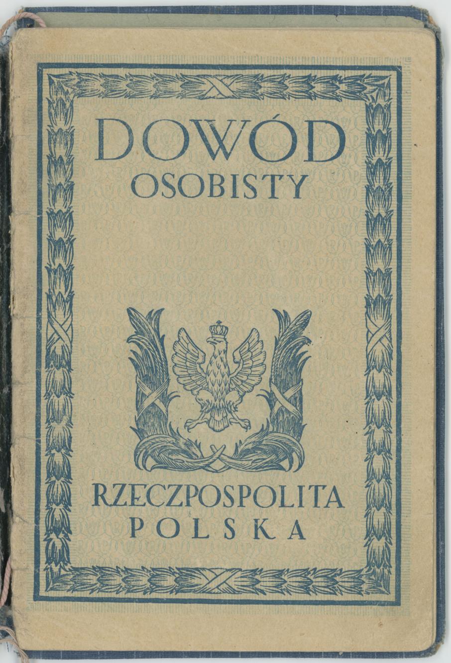 Dowód osobisty Mieczysława Trzeciaka