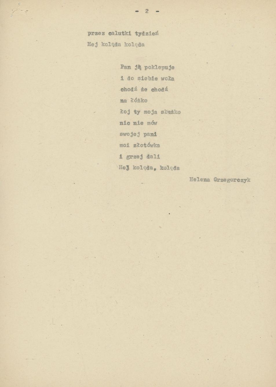 Kolęda panny do wszystkiego