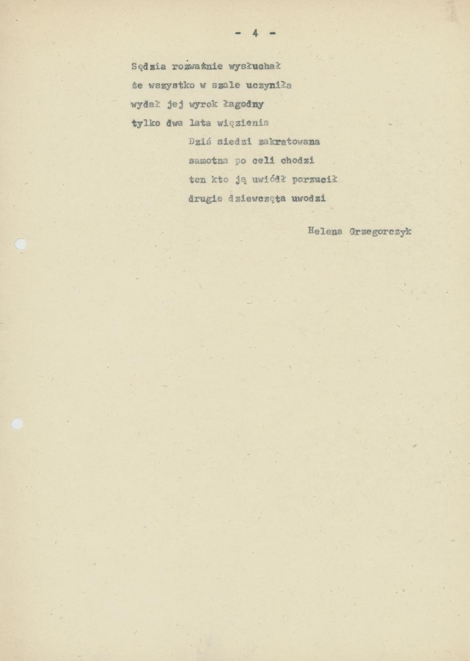 Ach jakaś smutna godzino