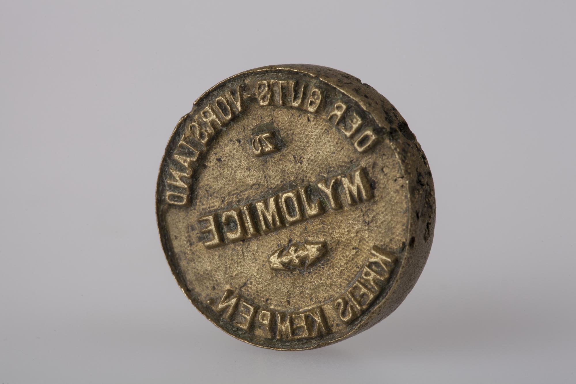 Tłok pieczęci Dóbr Myjomice