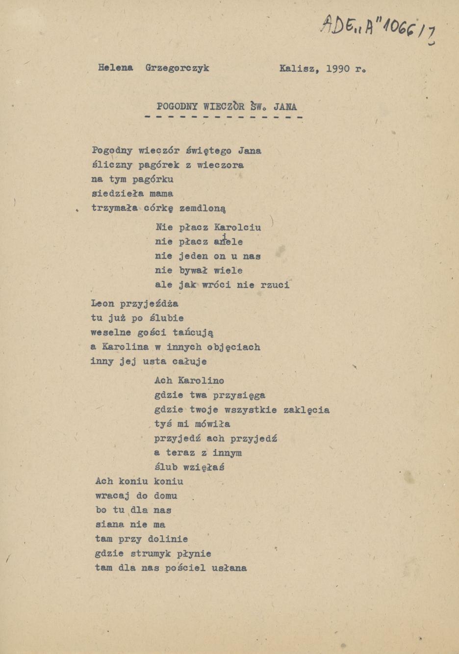 Pogodny wieczór św. Jana