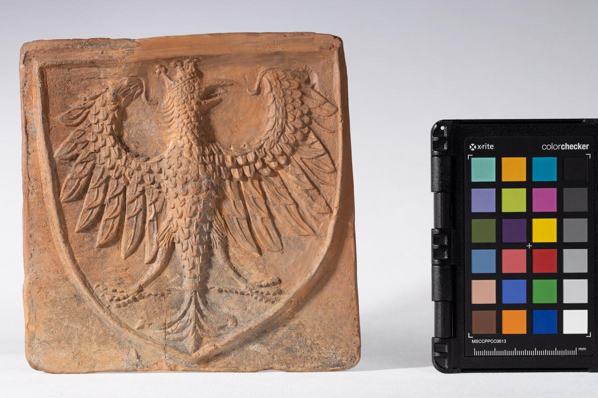 Kafel z herbem Orzeł Biały