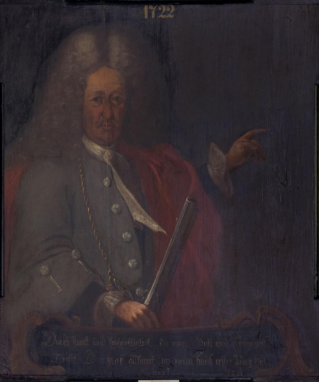 Portret króla kurkowego Lucasa