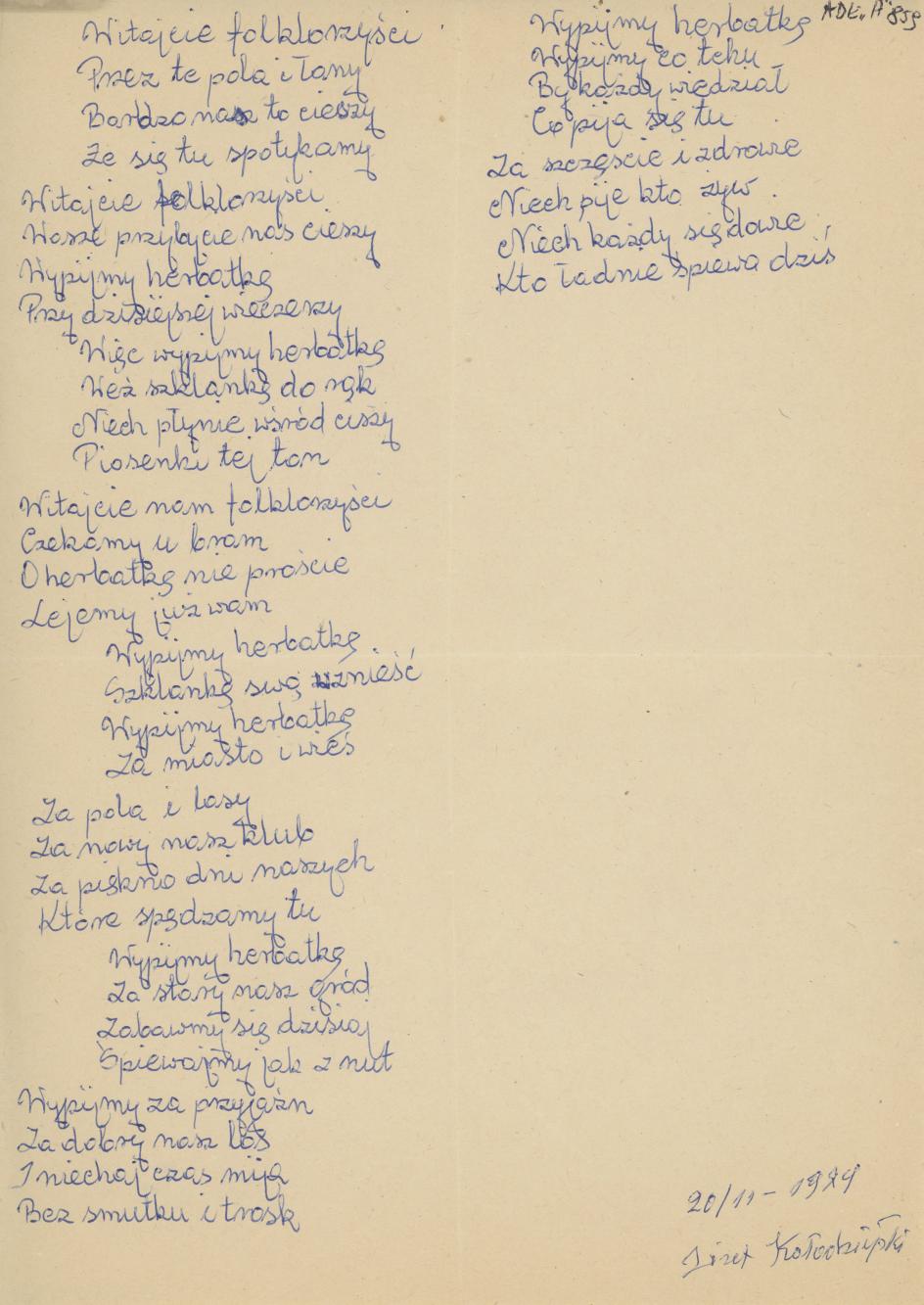 Witajcie folklorzyści