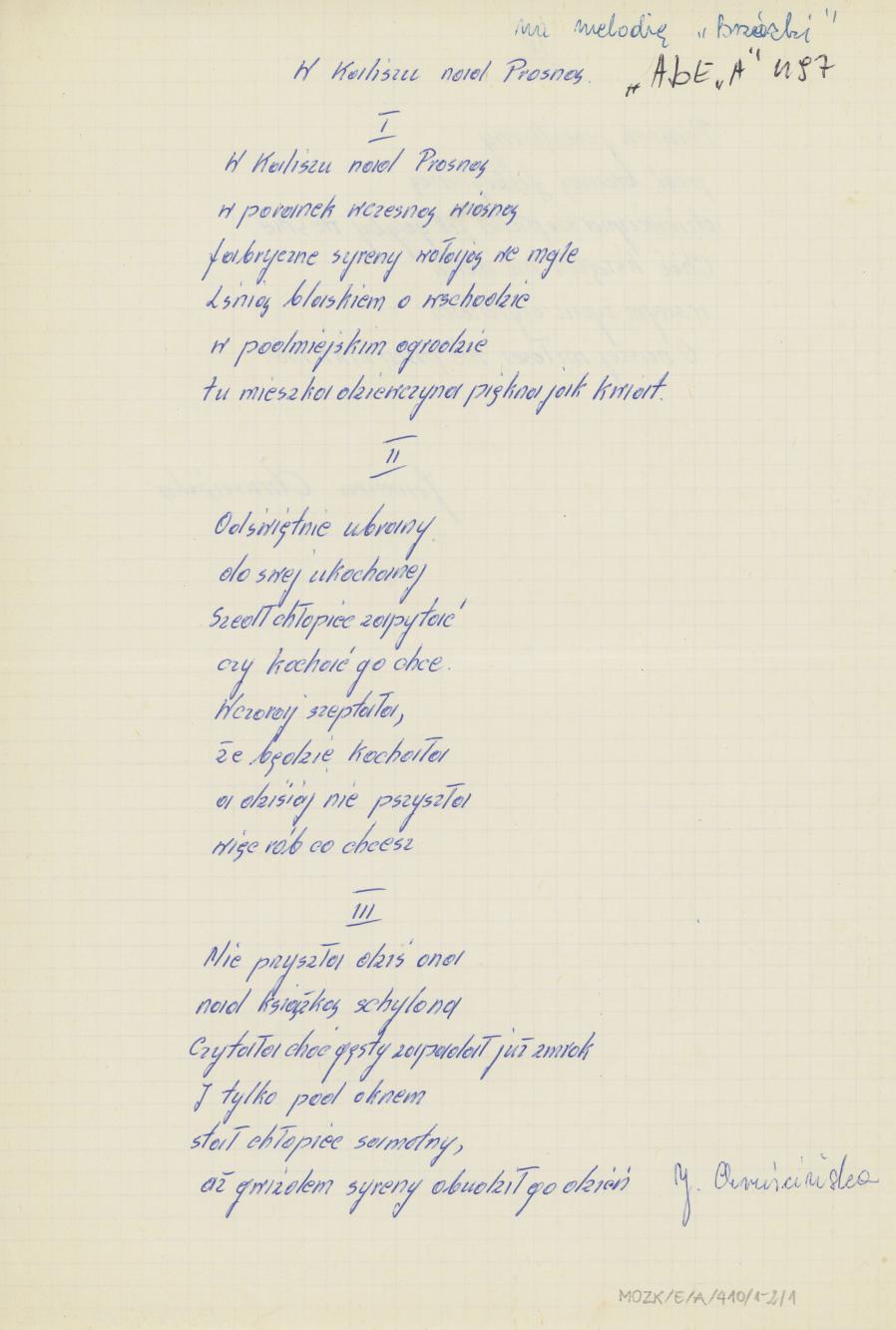 W Kaliszu nad Prosną