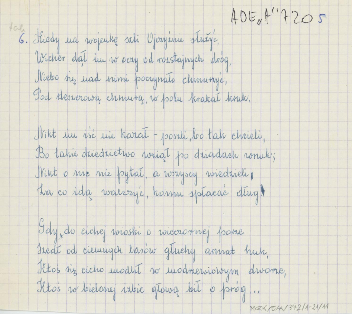 Zbiór piosenek, cz. 1