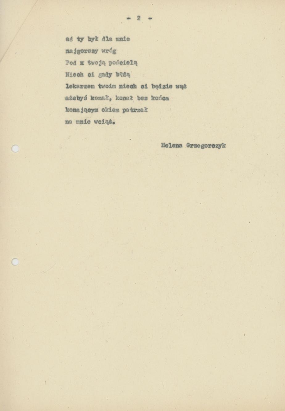 Piosenka z przed I wojny światowej