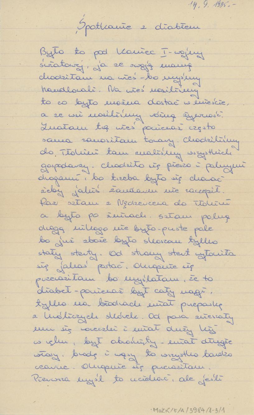 Spotkanie z diabłem