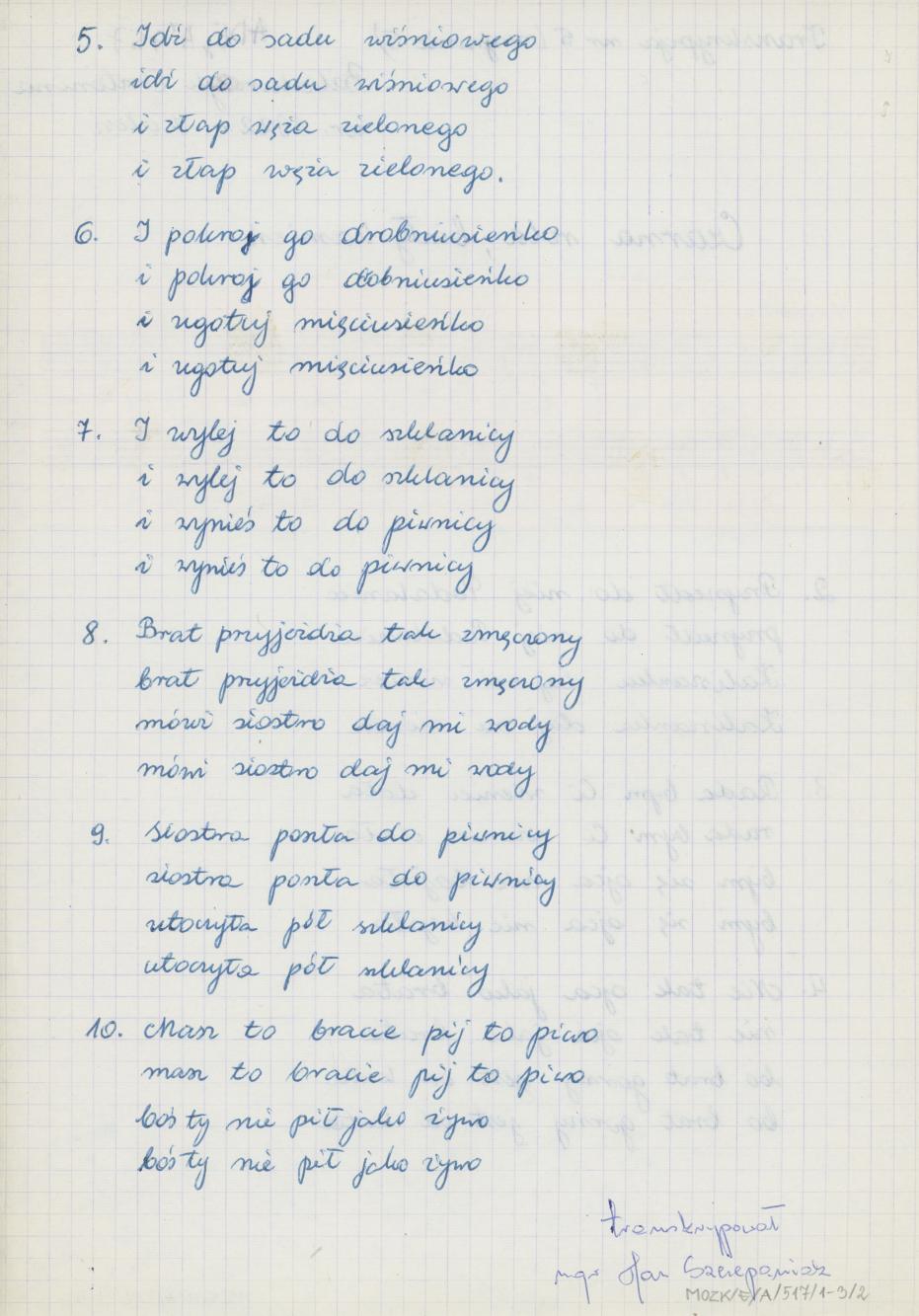 Czarna rola biały kamień