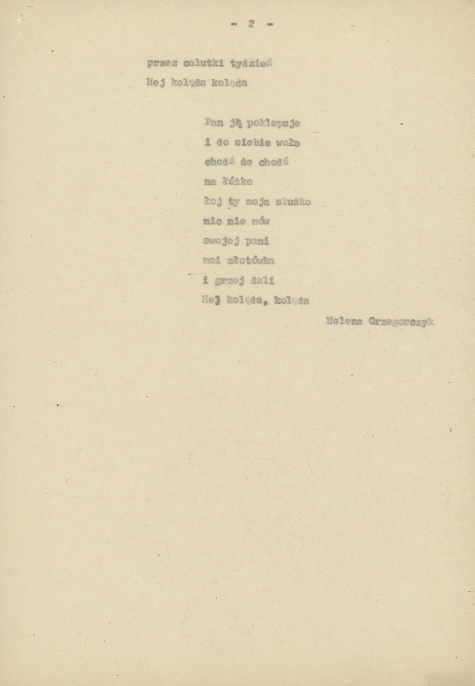 Kolęda panny do wszystkiego