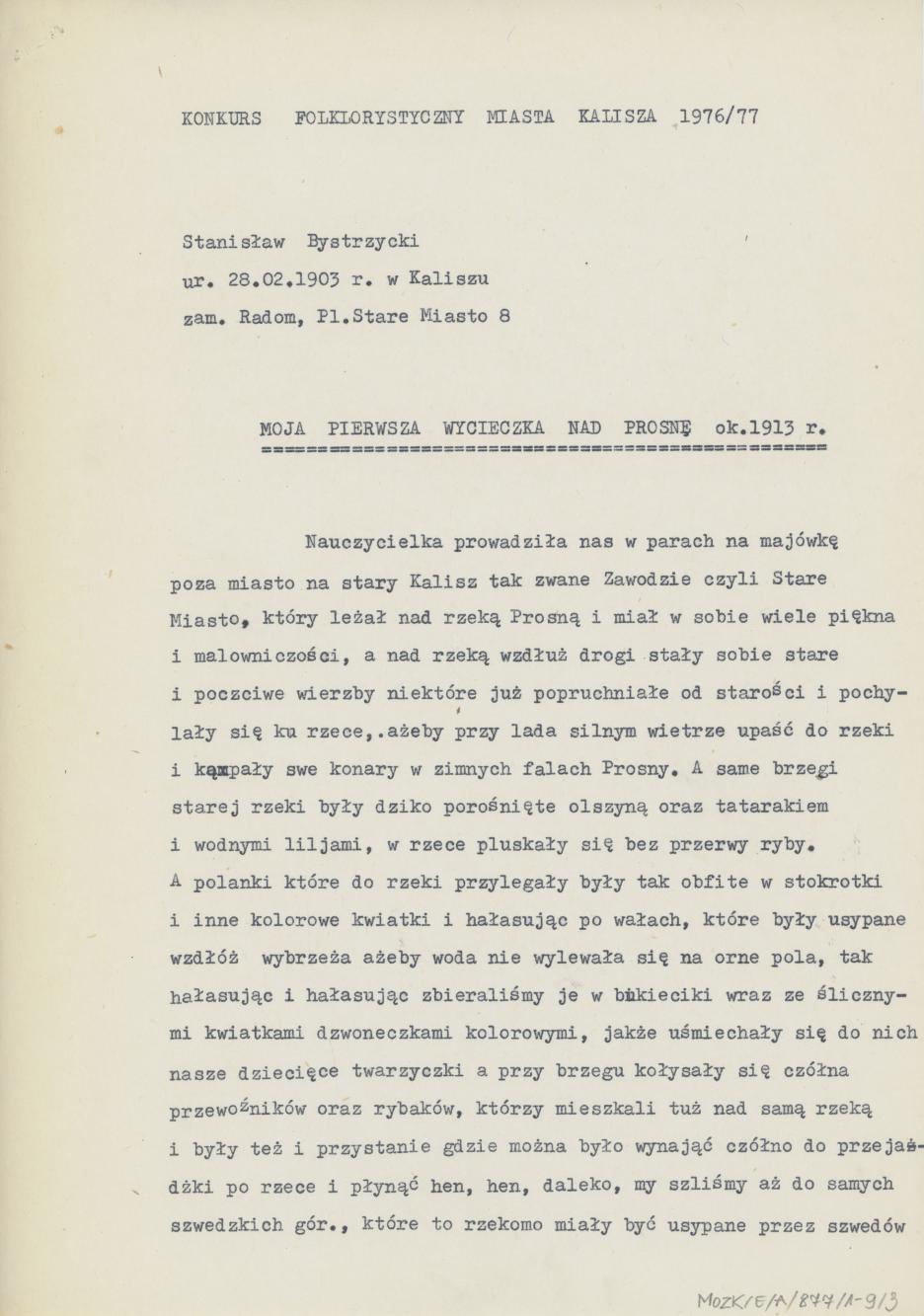 Przed Ratuszem około 1913 r.