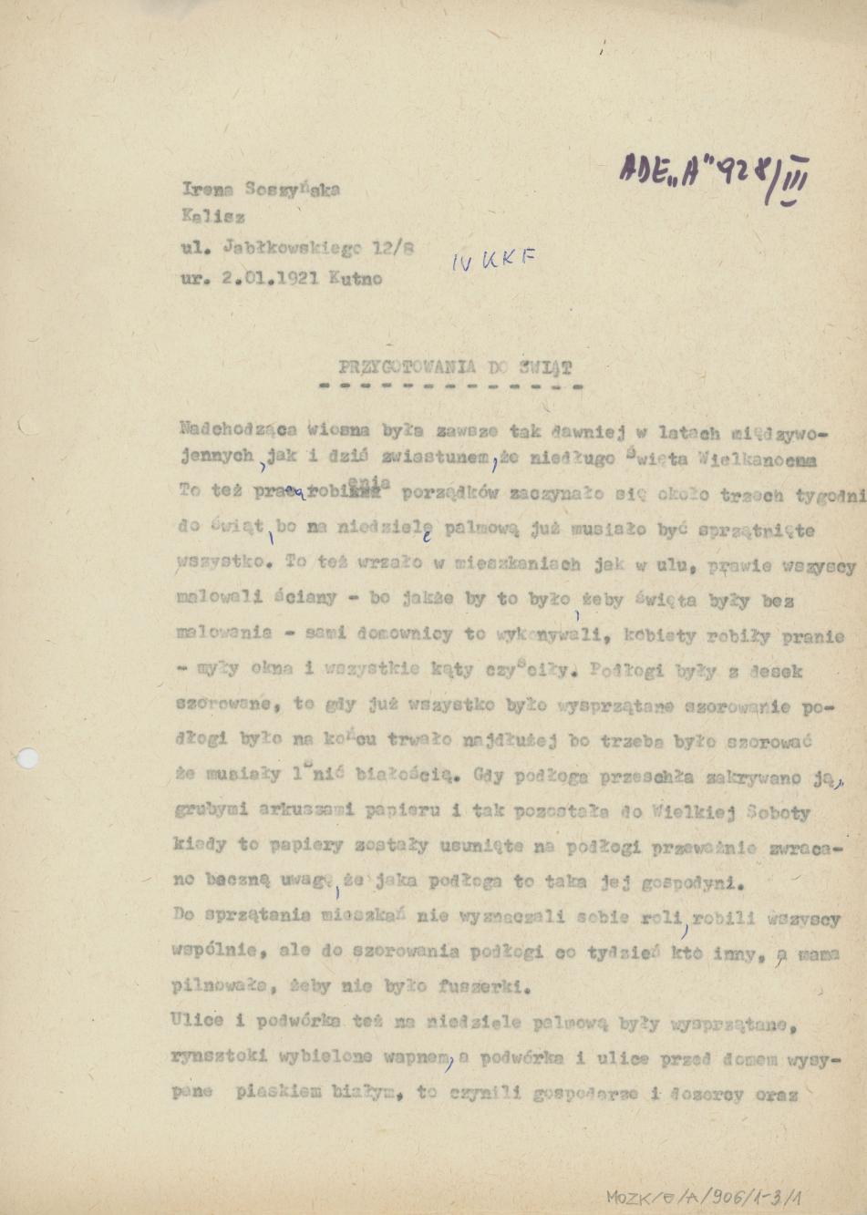 Przygotowania do świąt