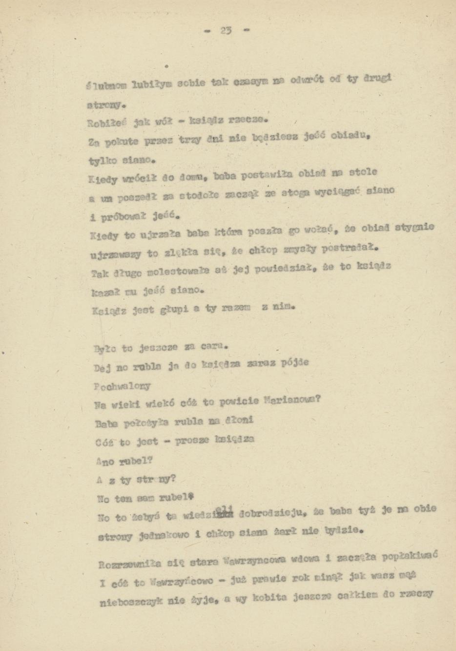 Śpiewy ludowe weselne na terenie miasta Kalisza i powiatu śpiewane, cz. 2