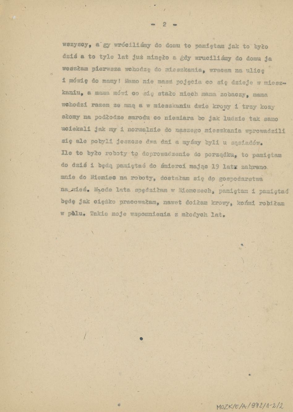 Wspomnienia z młodych lat od 1900-1928 r.