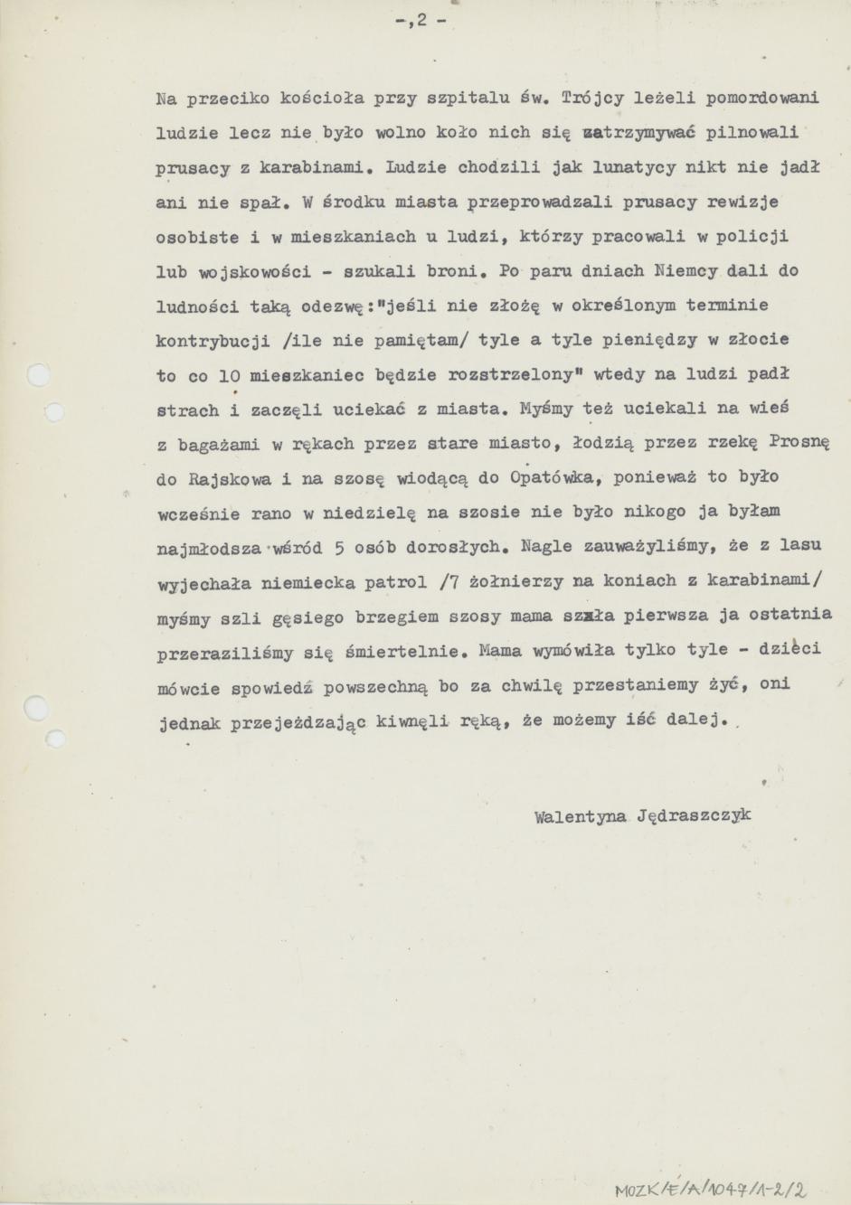 Fragment moich przeżyć z pierwszych dni wybuchu I wojny światowej