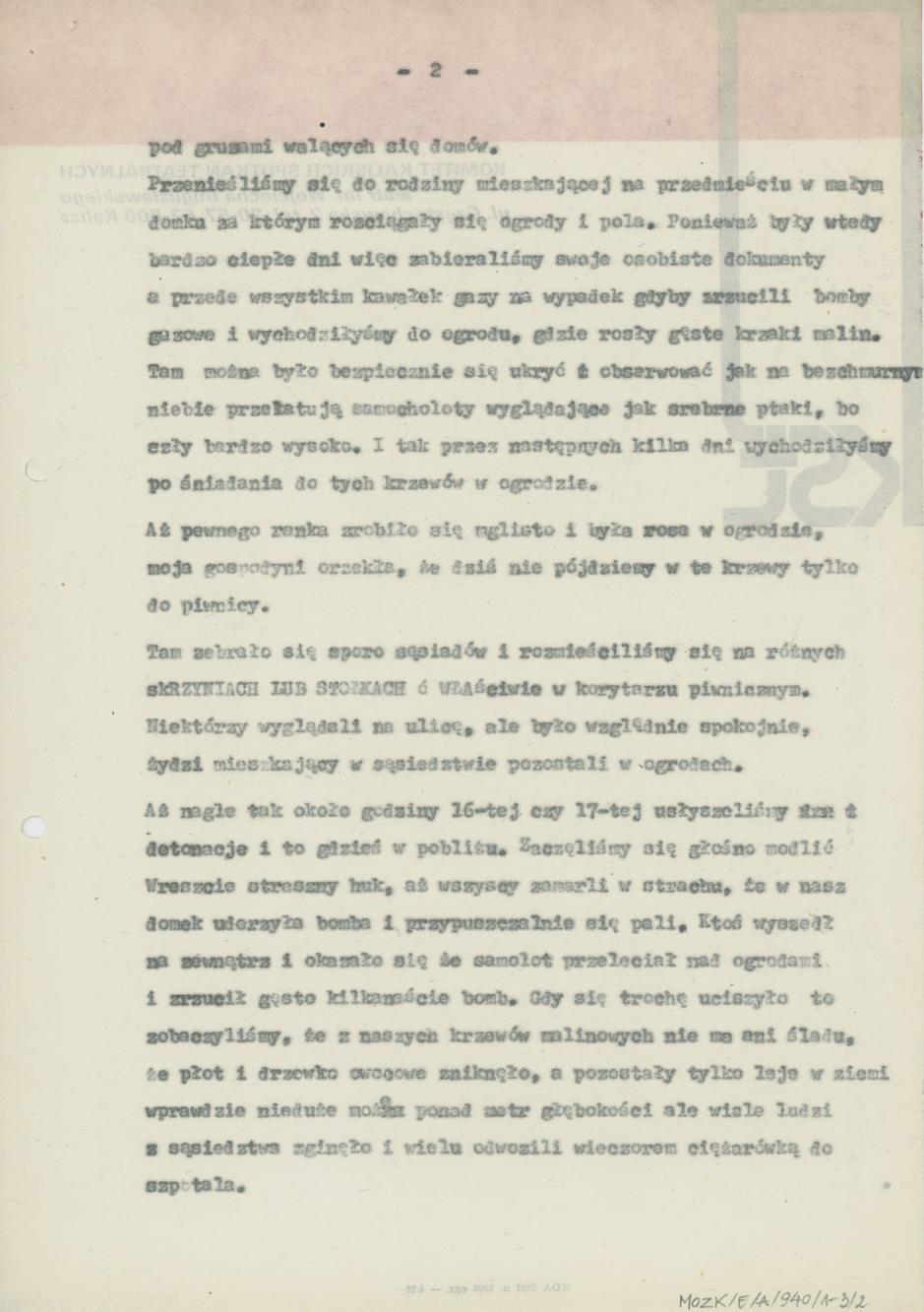 Wspomnienia z czasu wybuchu drugiej wojny światowej we wrześniu 1939 roku