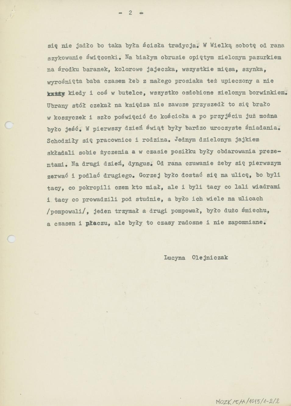 Okres Wielkiego Postu i Świąt