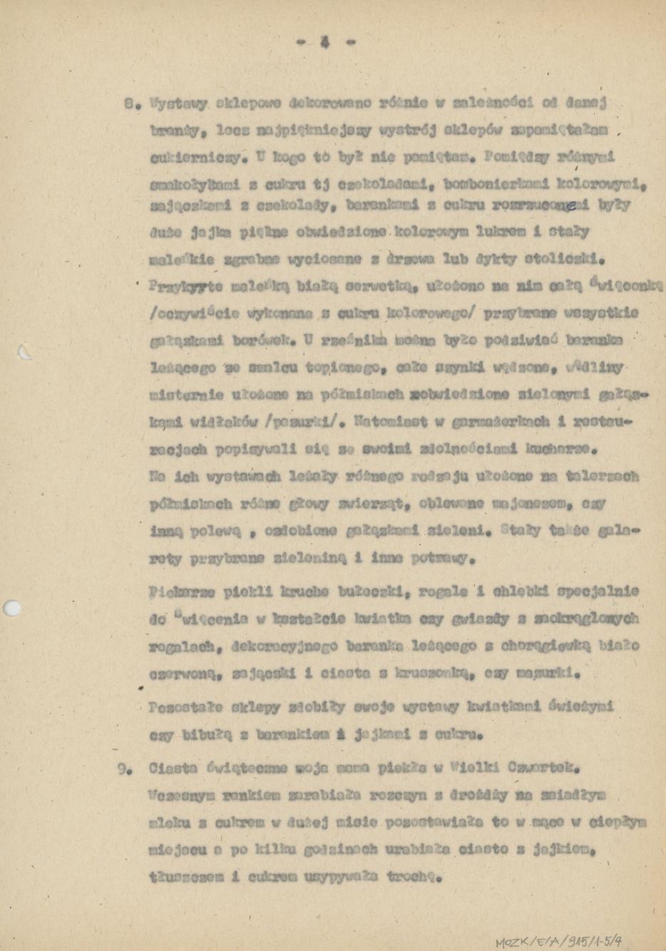 Przygotowania do Świąt Wielkanocnych