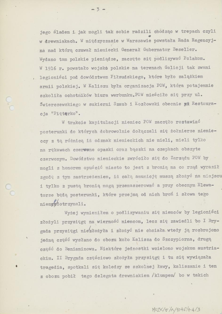 Przykre dni i lata Kalisza