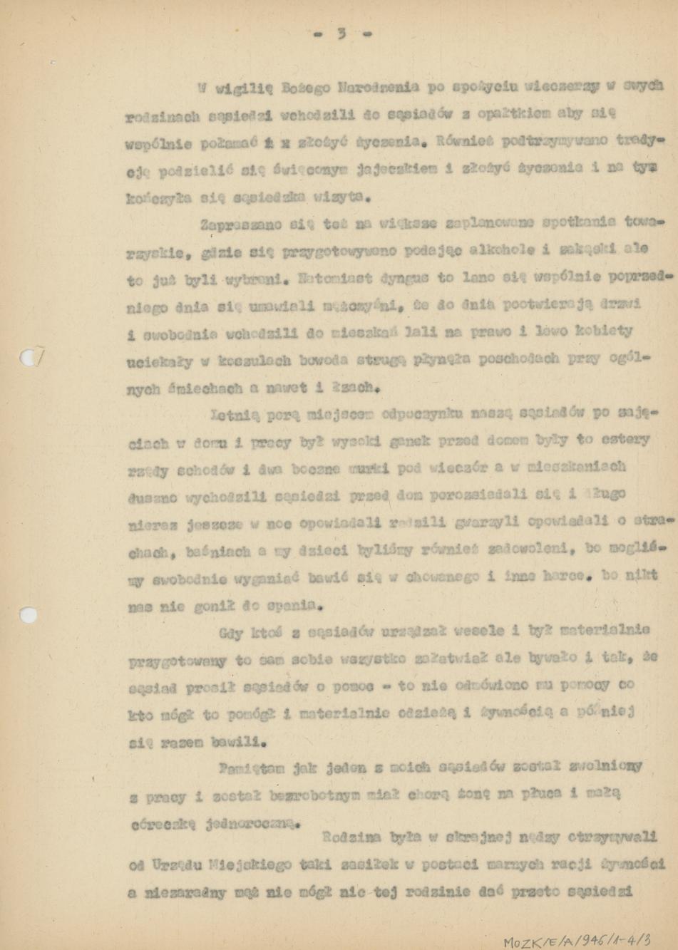 Współżycie i stosunki sąsiedzkie