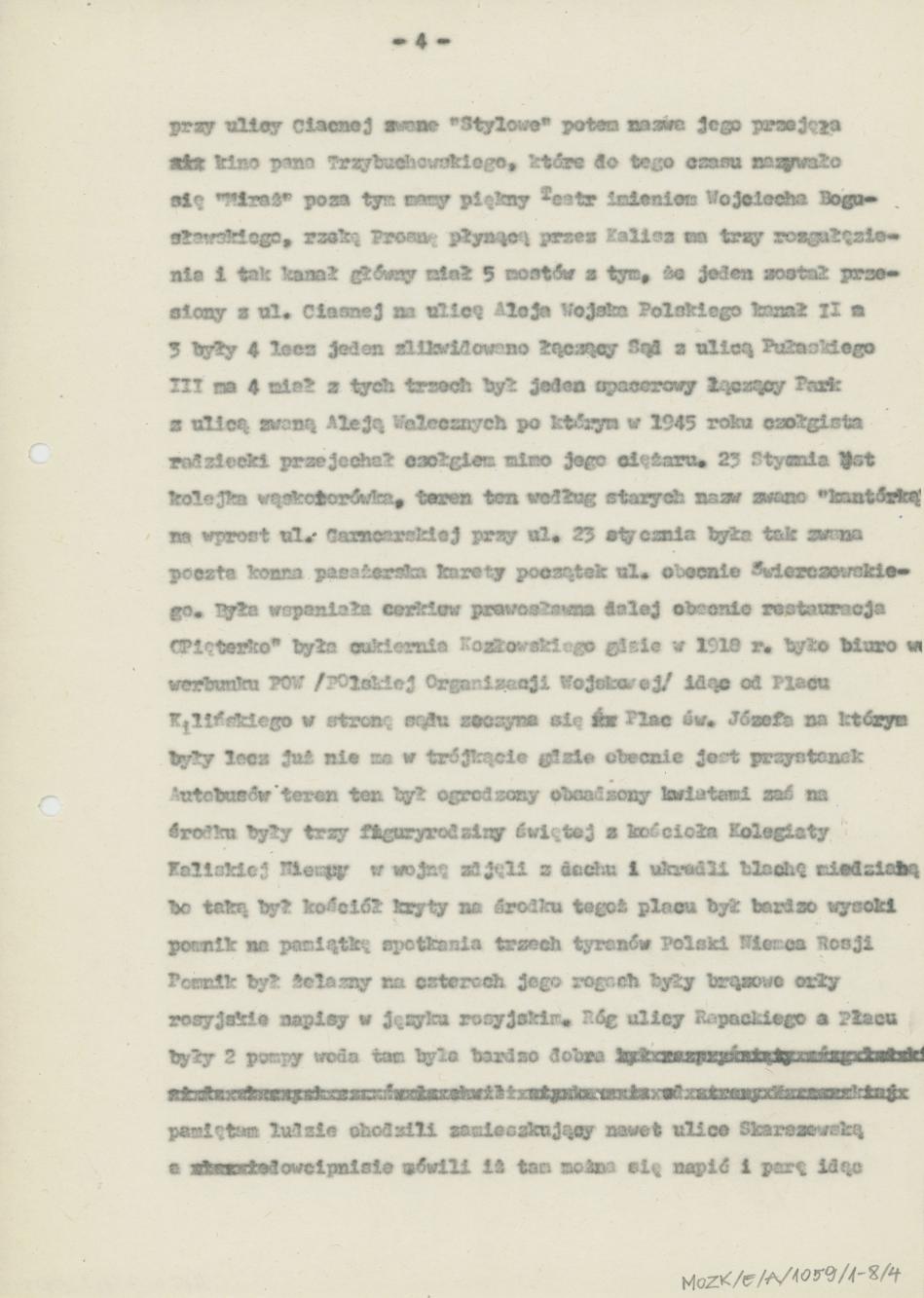 Zbiór wiadomości o życiu kulturalnym Kalisza