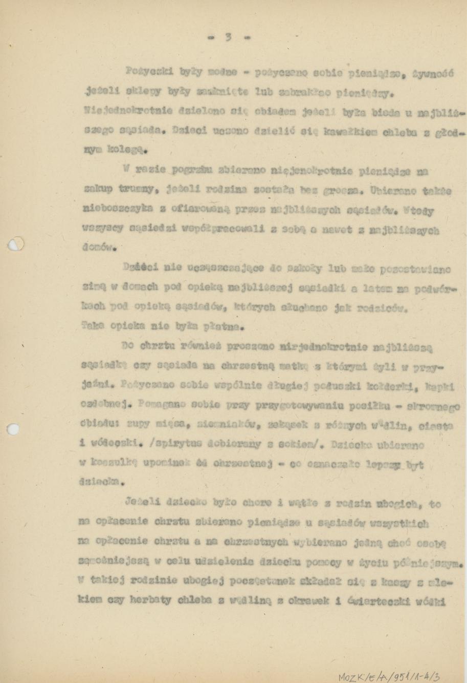 Współżycie sąsiedzkie - lata 1920-30