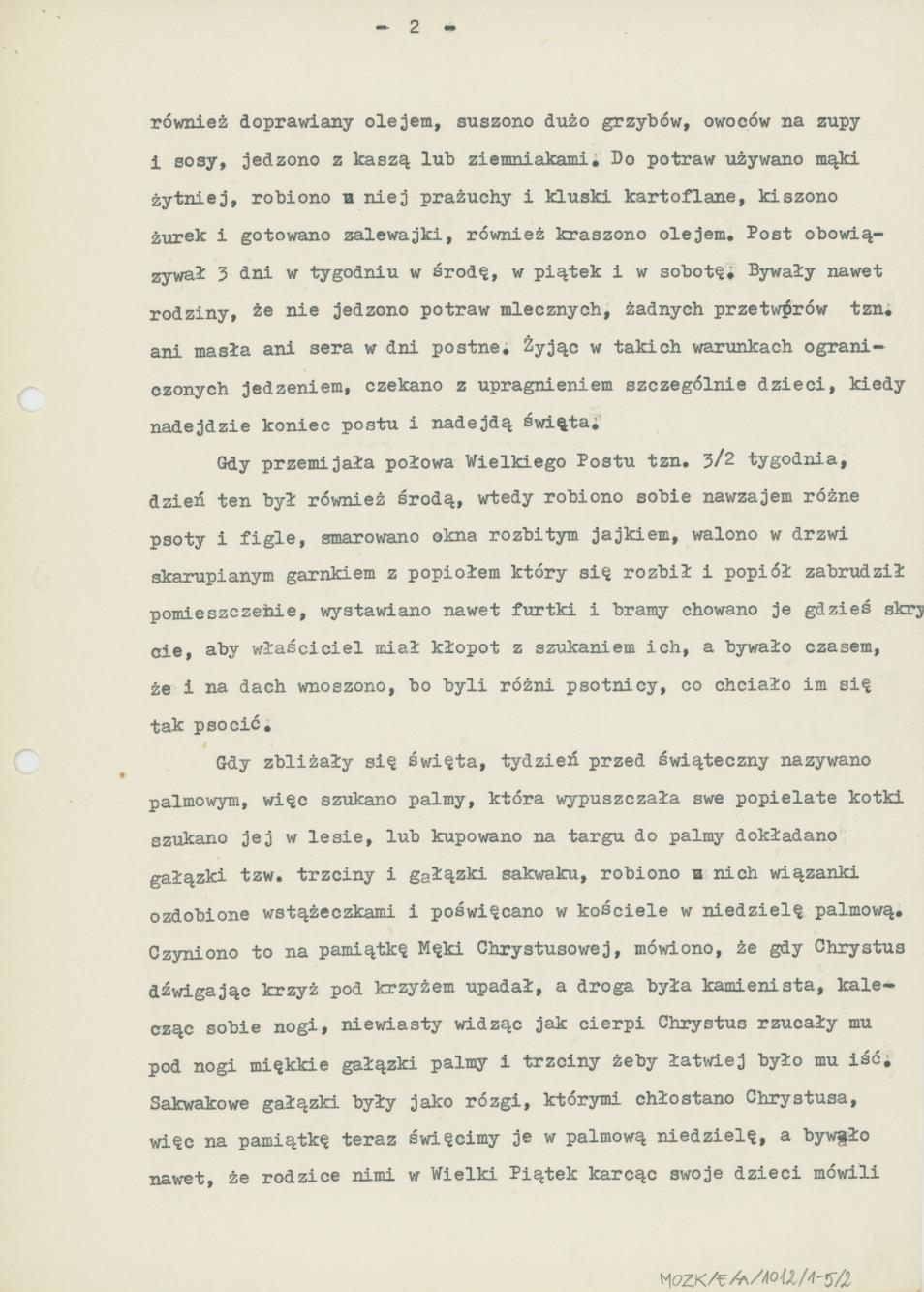 Zwyczaje wielkopostne