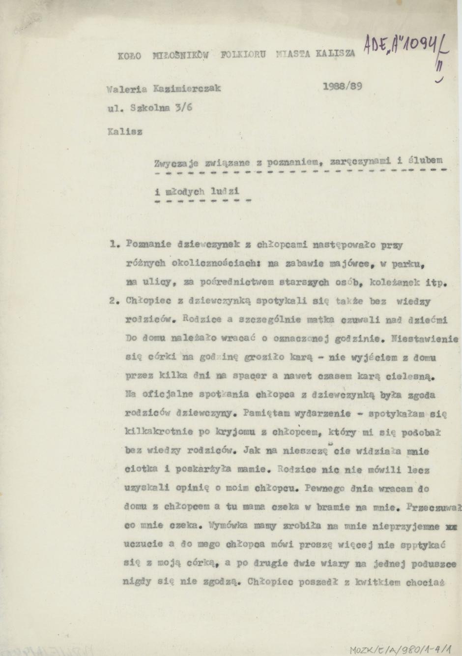 Zwyczaje związane z poznaniem, zaręczynami i ślubem i młodych ludzi