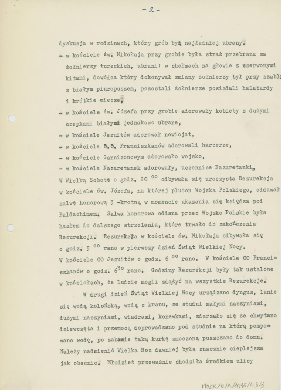 Ostatni tydzień Świąt Wielkiej Nocy