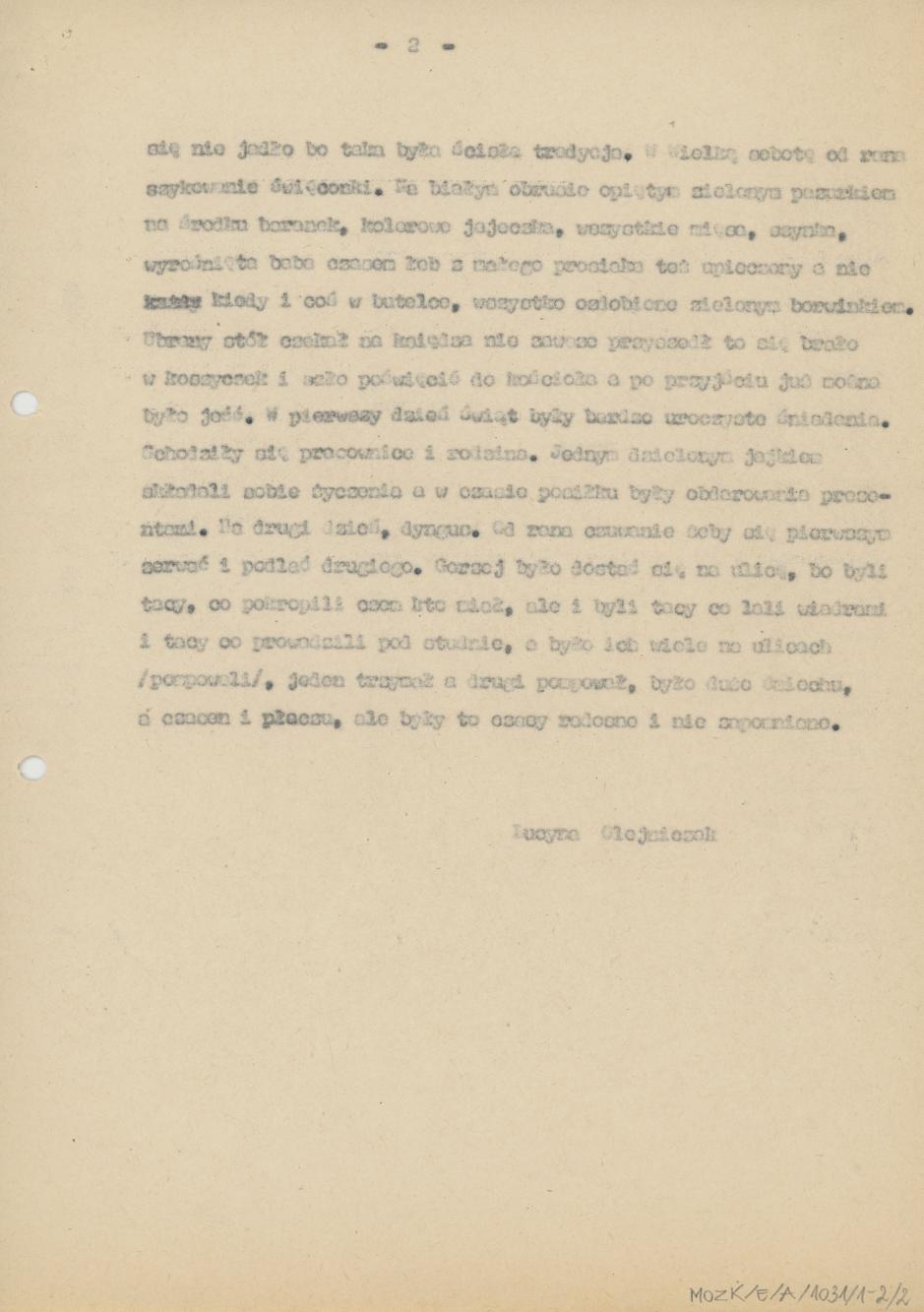 Okres Wielkiego Postu i Świąt