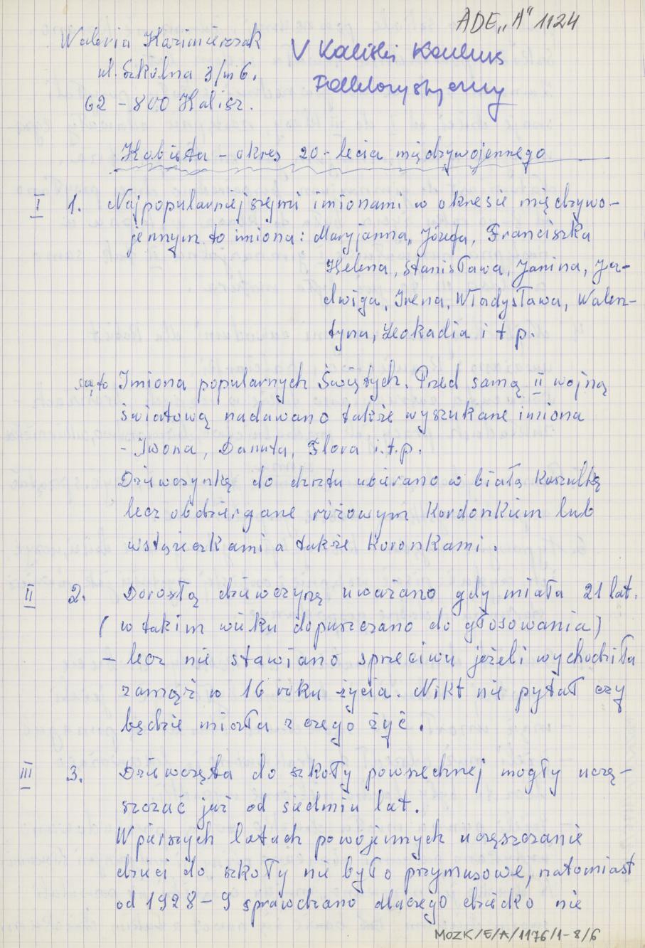 Kobieta - okres 20-lecia międzywojennego