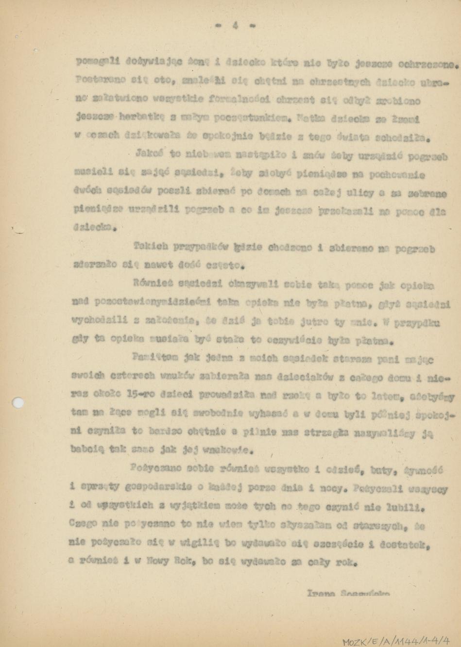 Współżycie i stosunki sąsiedzkie