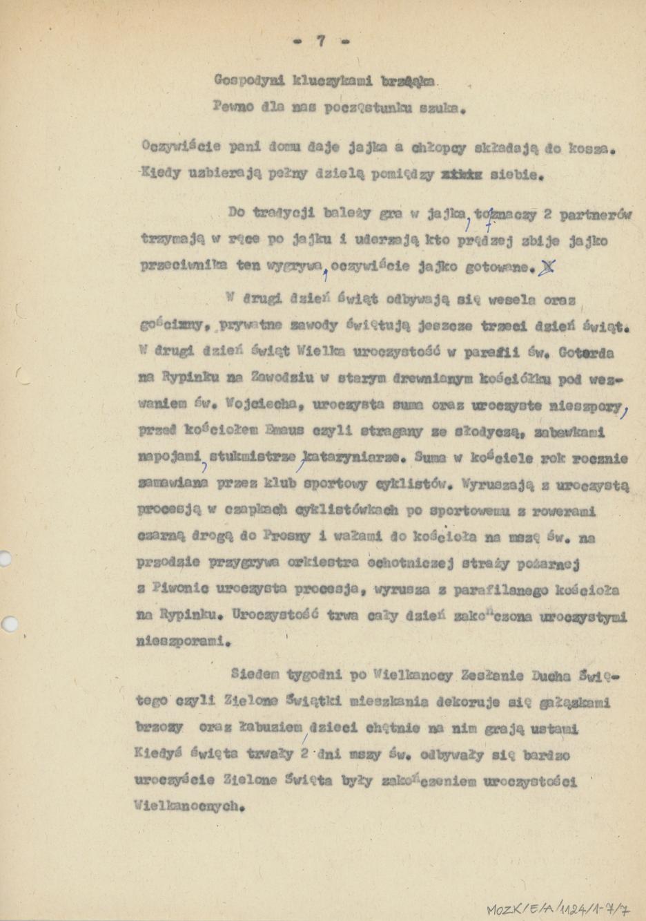Tradycje związane z Wielkim Postem, Wielkanocą i Zielonymi Świętami