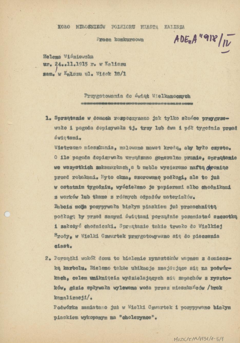 Przygotowania do Świąt Wielkanocnych