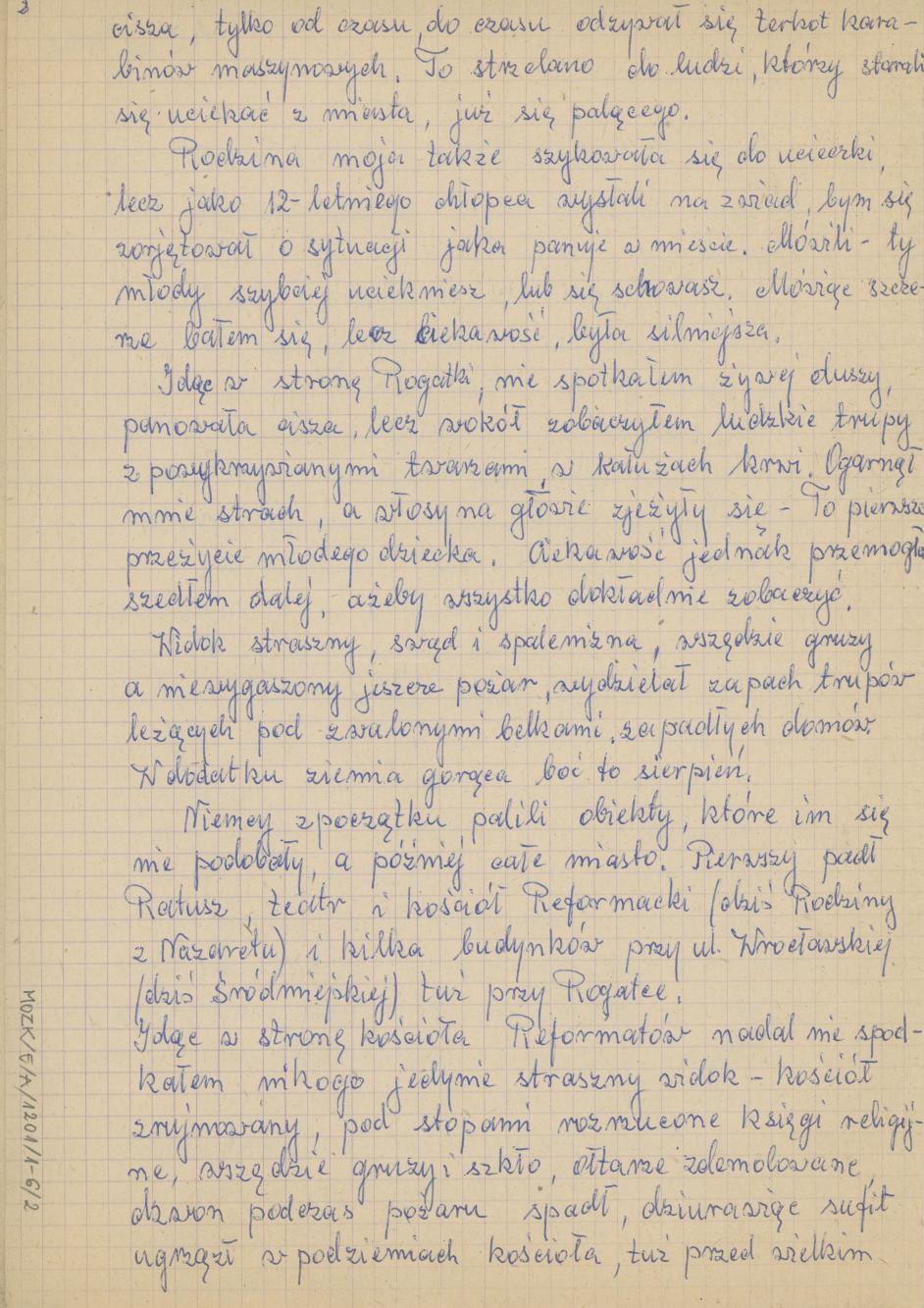 Wyjątki z pamiętnika pana St. Bystrzyckiego