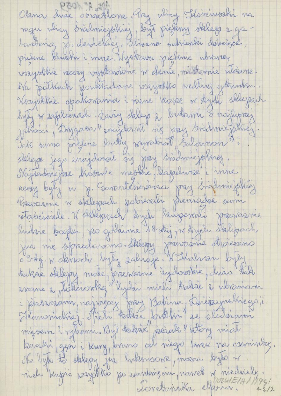 Sklepy kaliskie przed wojną (do 1939 r.)