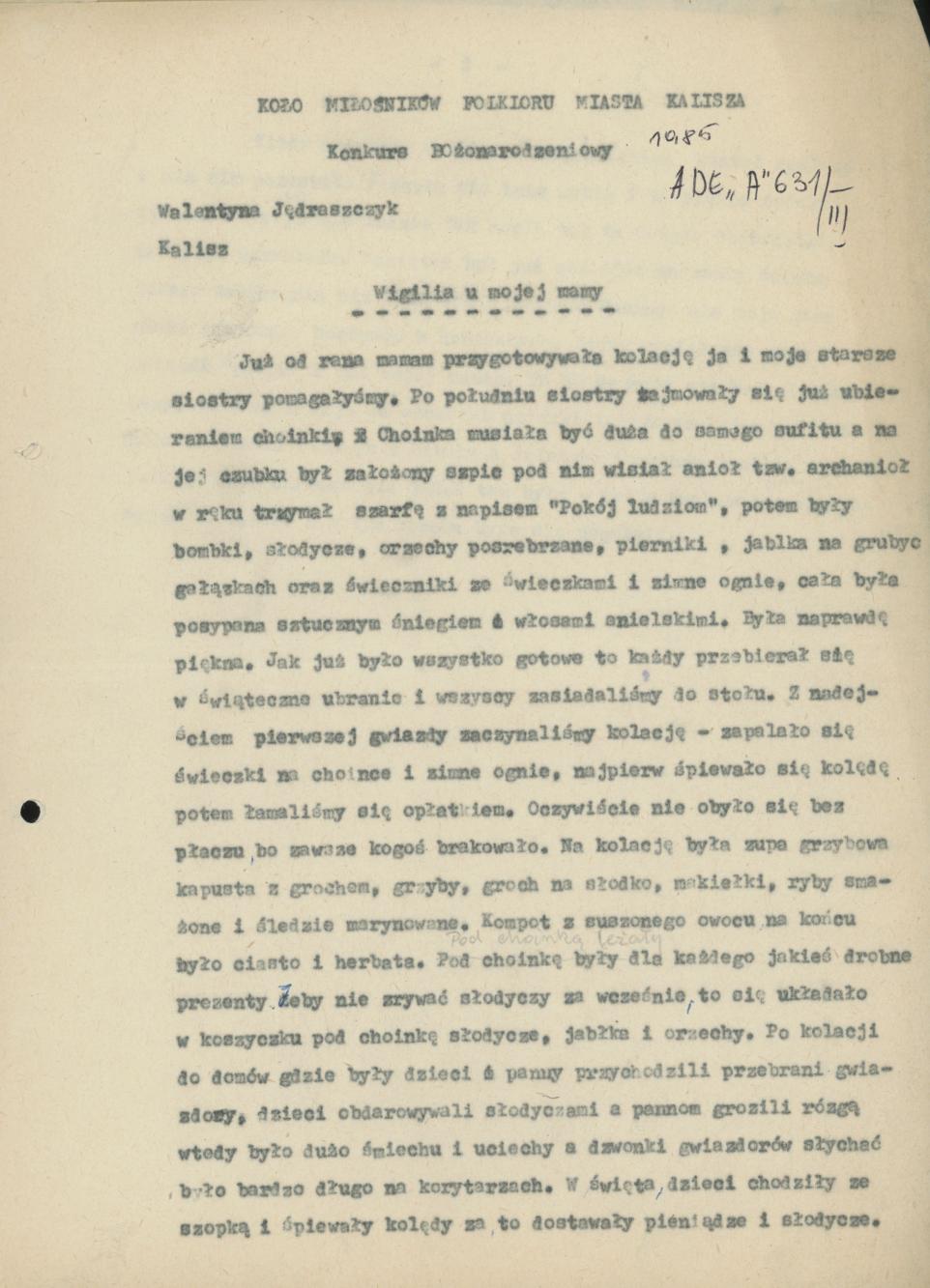 Wigilia u mojej mamy