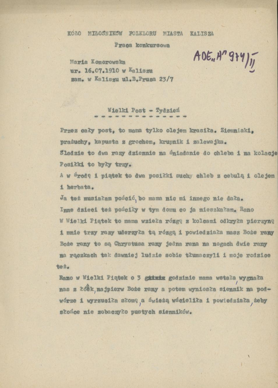 Wielki Post - Tydzień