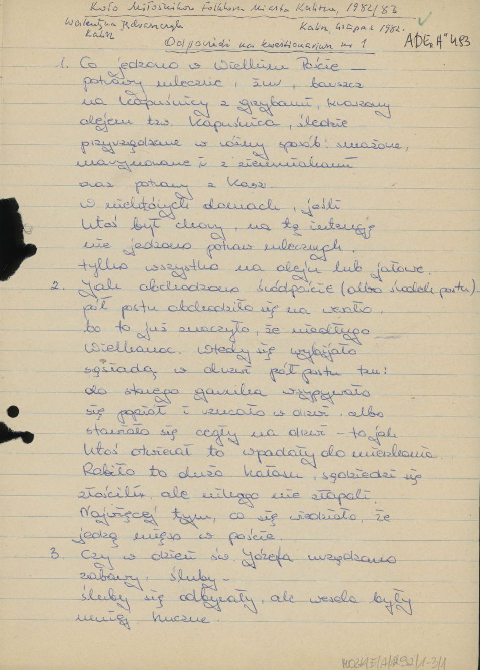 Co jedzono w Wielkim Poście