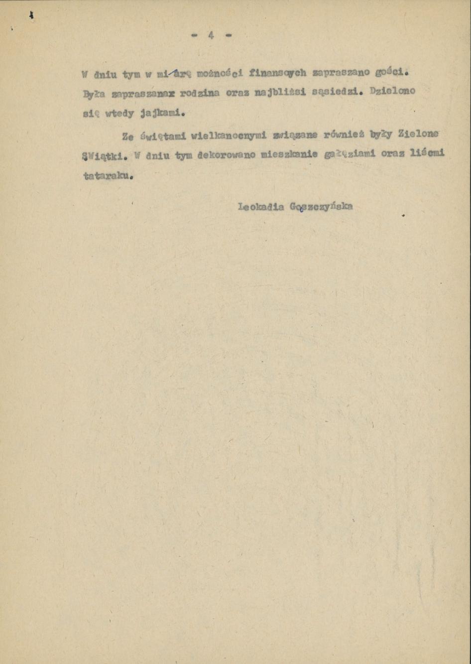 Przygotowania do Świąt i dni świąteczne