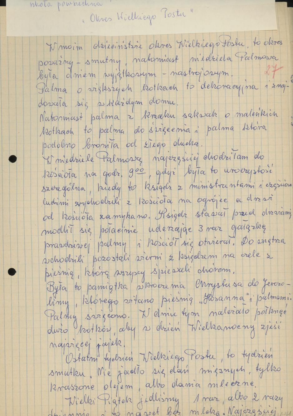 Okres Wielkiego Postu