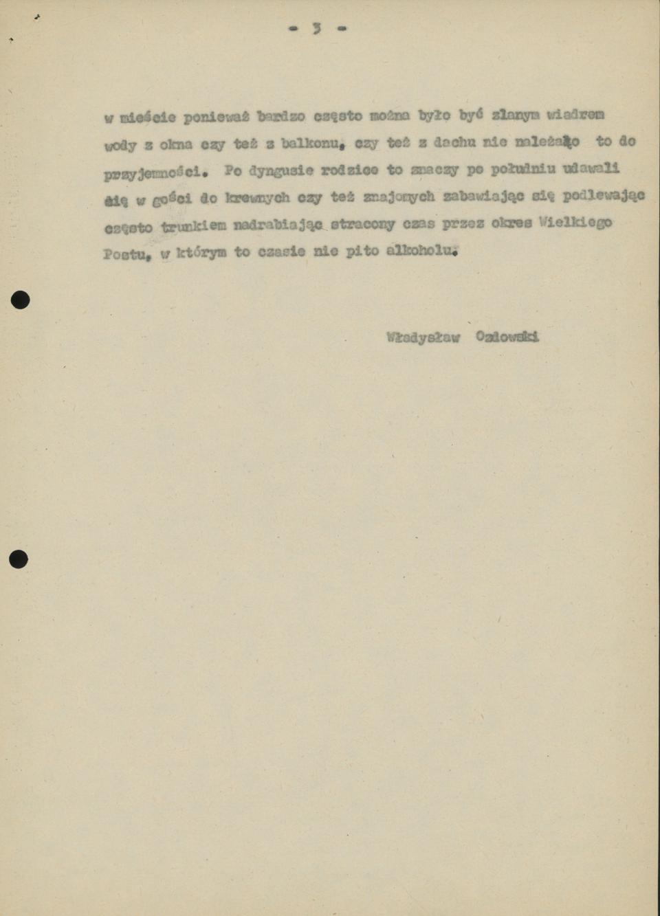 Ostatni tydzień Świąt Wielkiej Nocy