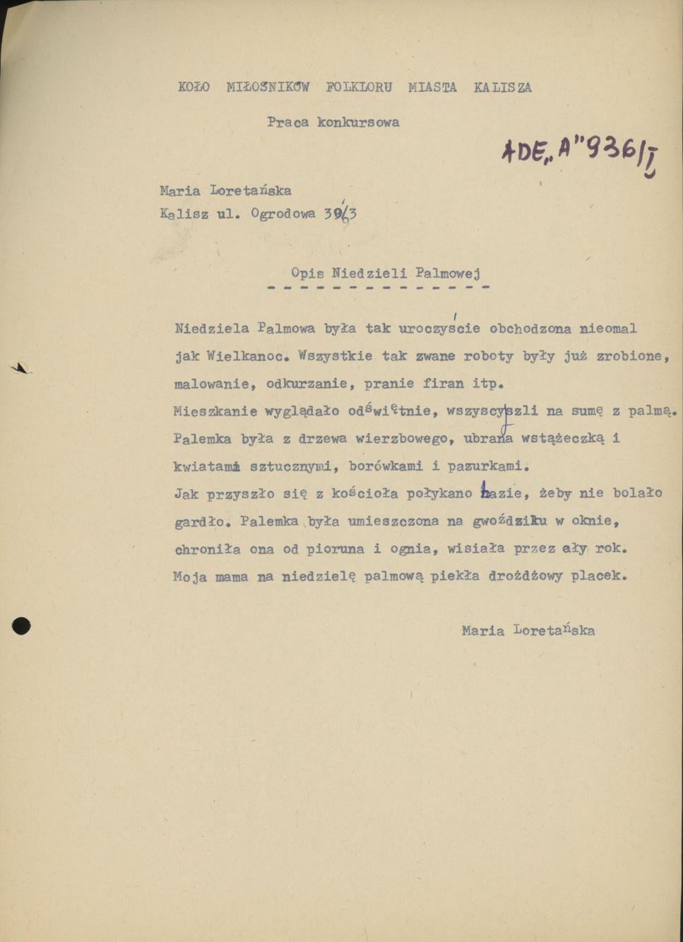 Opis Niedzieli Palmowej