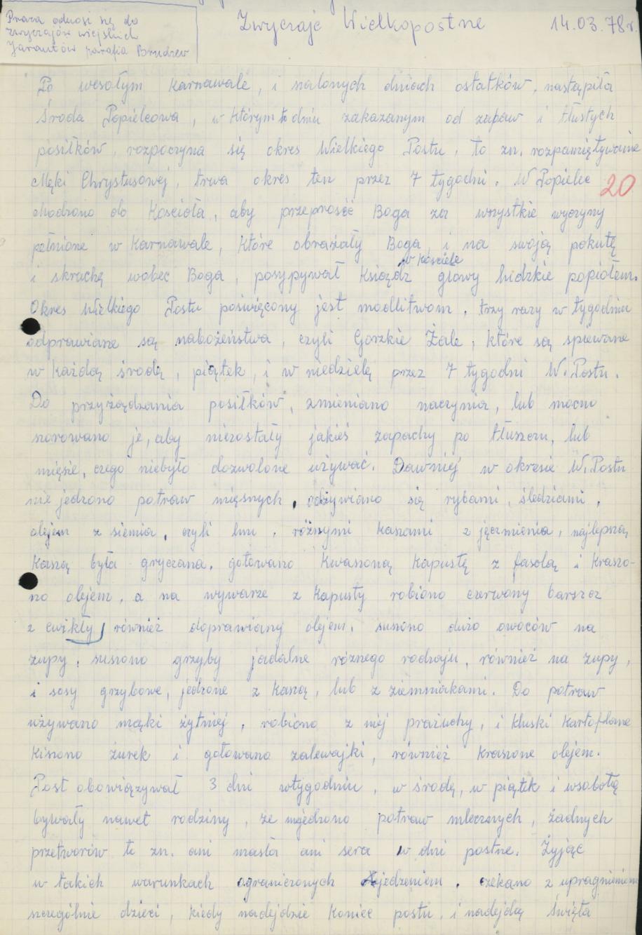 Zwyczaje wielkopostne